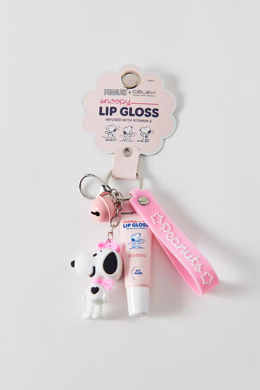 Snoopy Lip Gloss Keychain