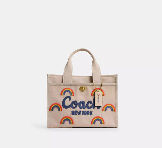 Cargo Tote Bag 26 With Rainbow