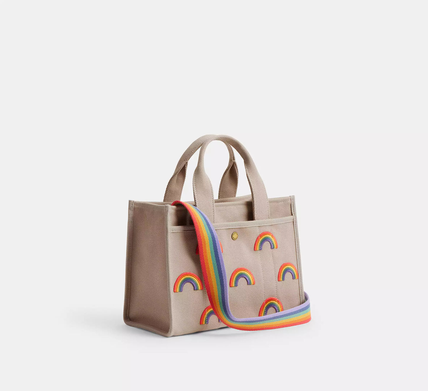 Cargo Tote Bag 26 With Rainbow
