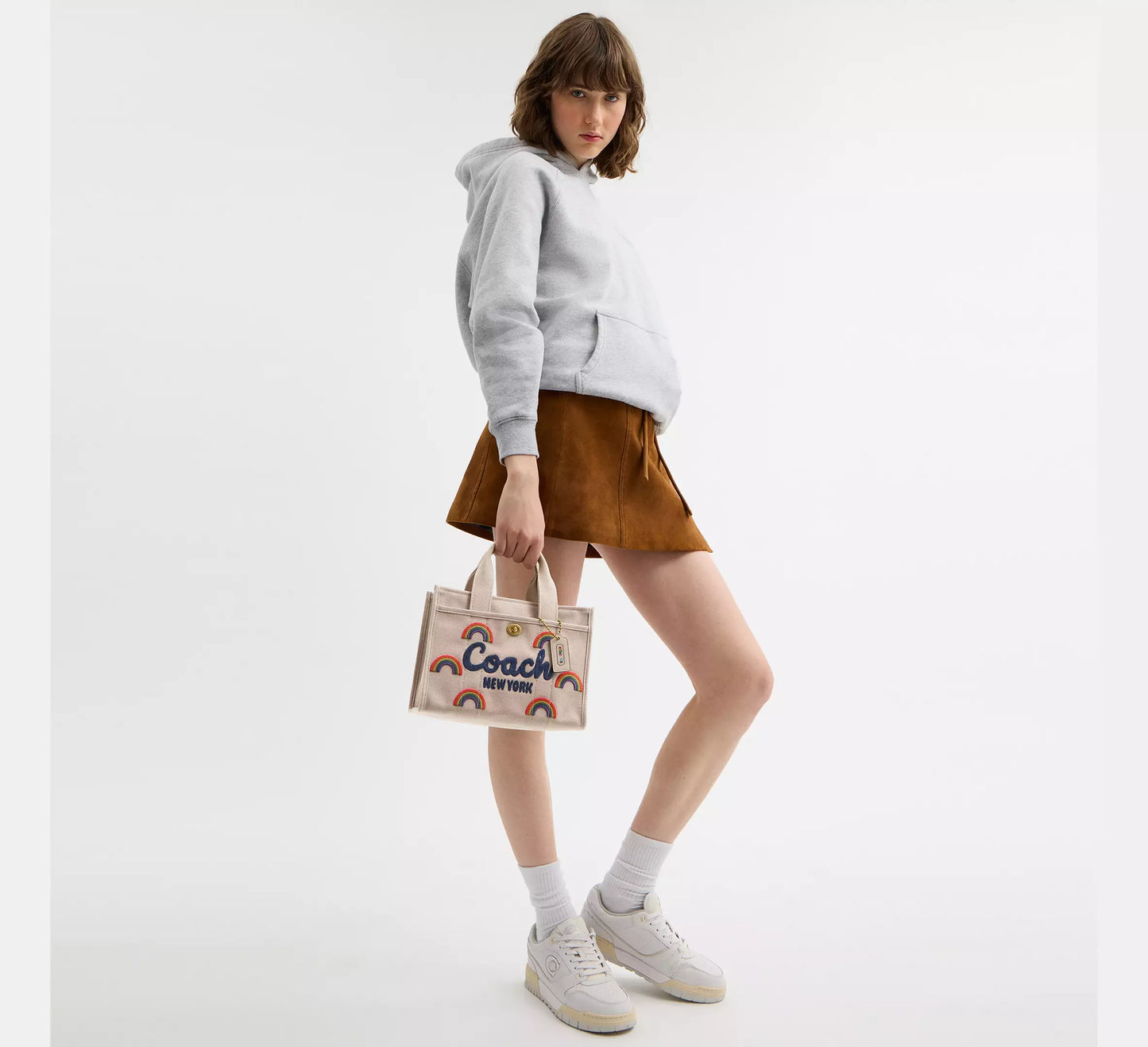 Cargo Tote Bag 26 With Rainbow