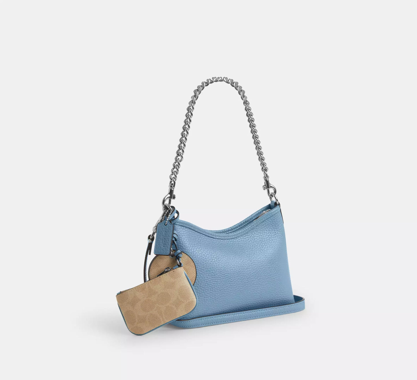 Laurel Small Shoulder Bag With Mirror Charm And Pouch