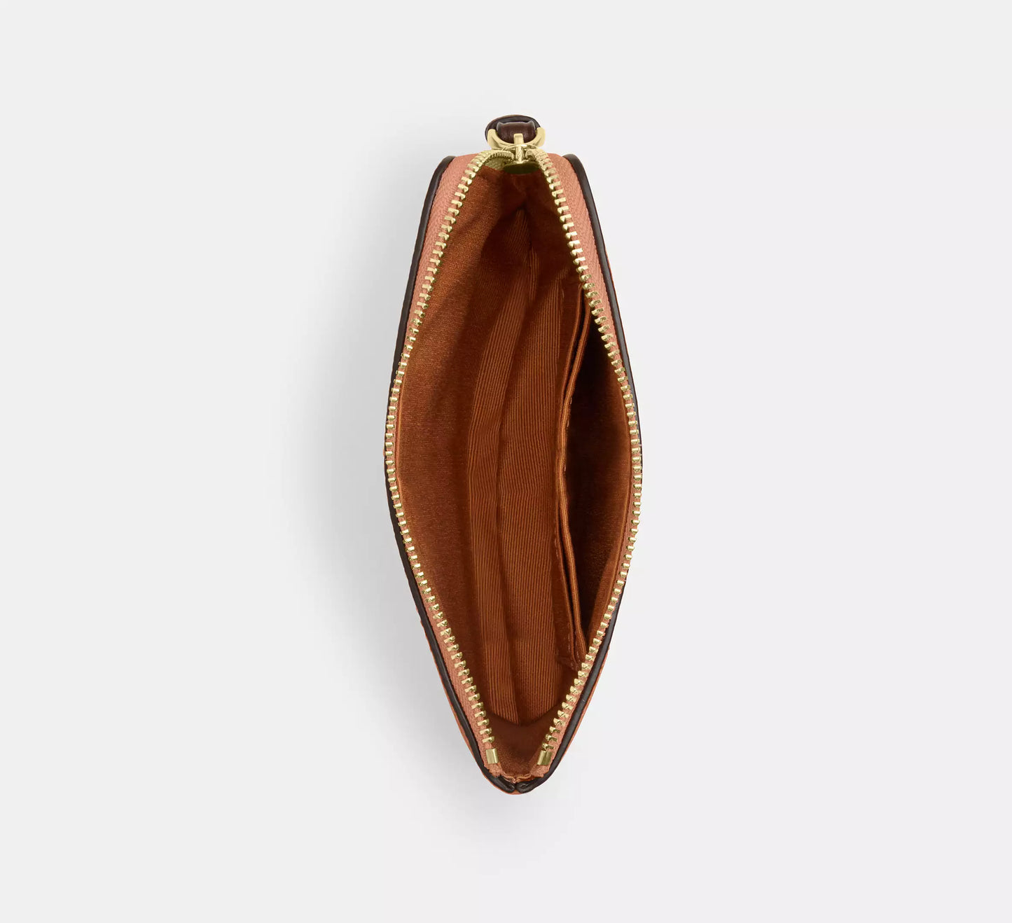 Corner Zip Wristlet With Shell Print