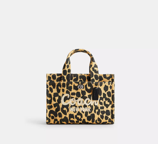Cargo Tote Bag 26 With Leopard Print