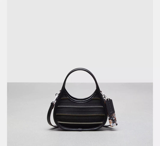 Mini Ergo Bag In Upcrafted Zippers