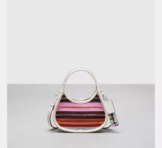 Mini Ergo Bag In Upcrafted Zippers