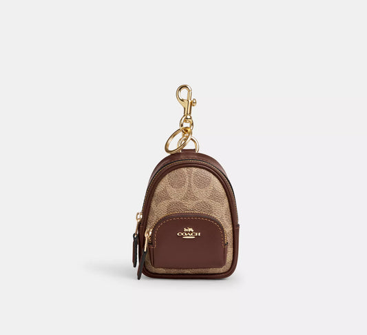 Mini Court Backpack Bag Charm