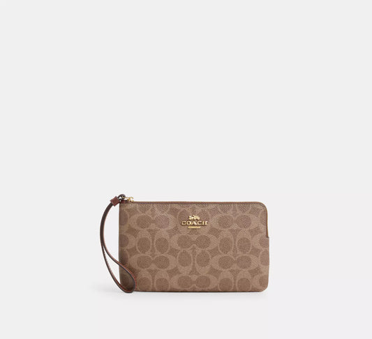 Large Corner Zip Wristlet