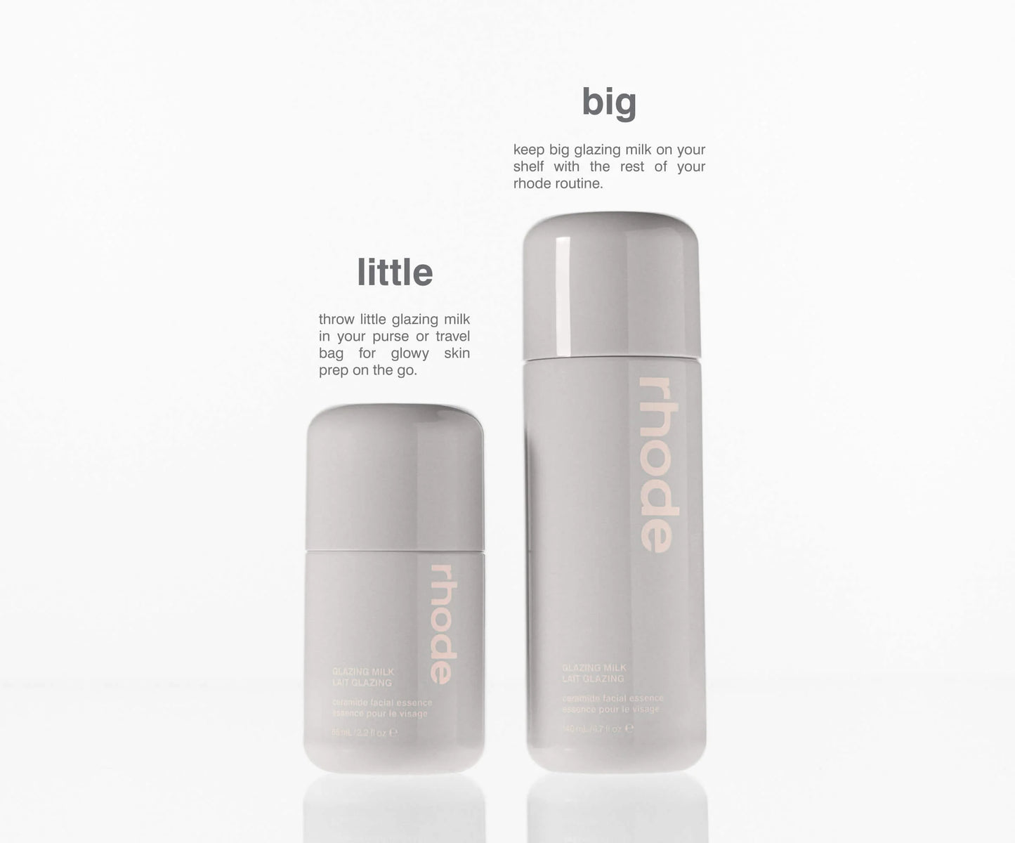 Glazing milk - little
