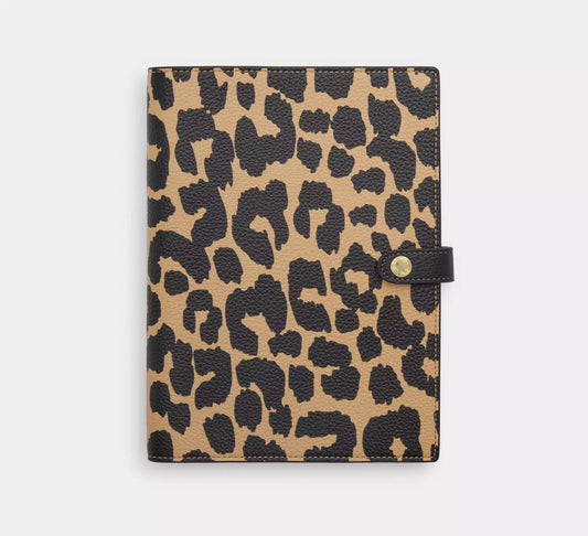 Notebook With Leopard Print