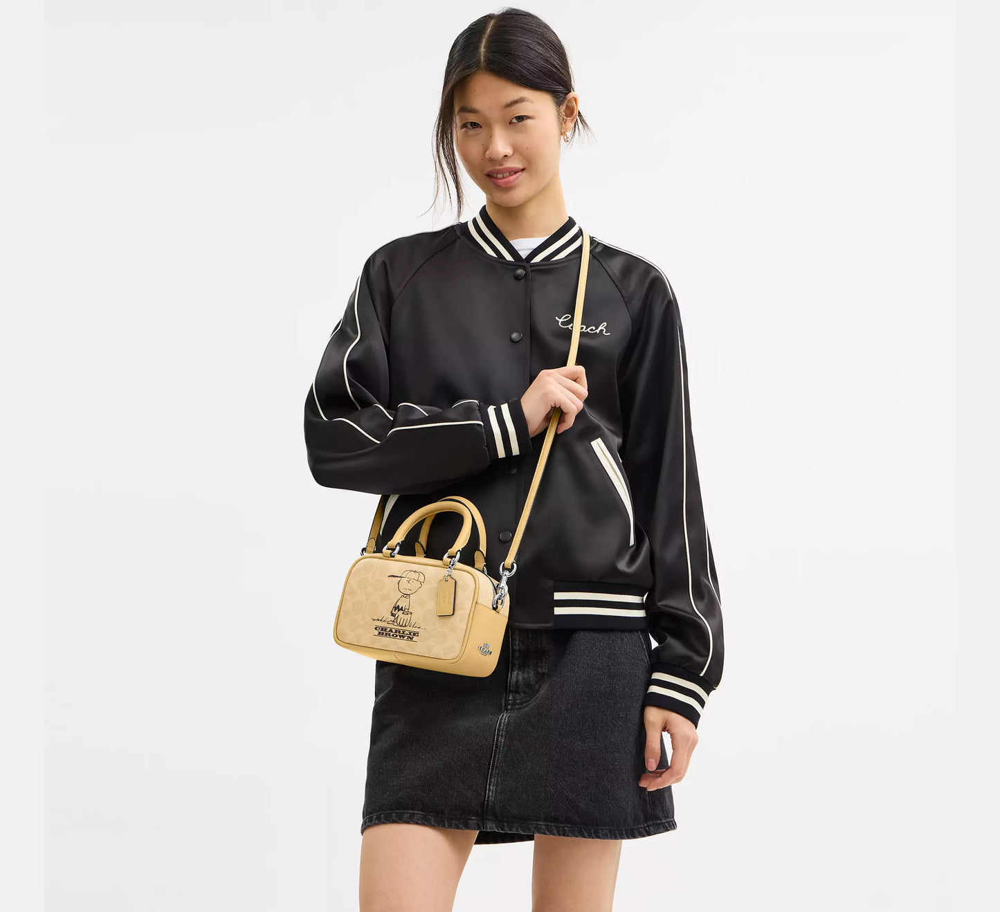 Satchel Crossbody Bag With Charlie Brown