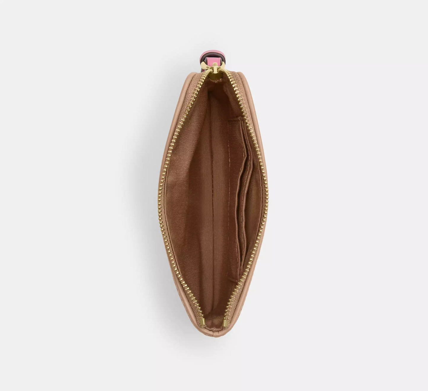 Corner Zip Wristlet With Plaid Print