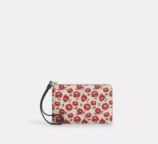 Wristlet With Floral Print