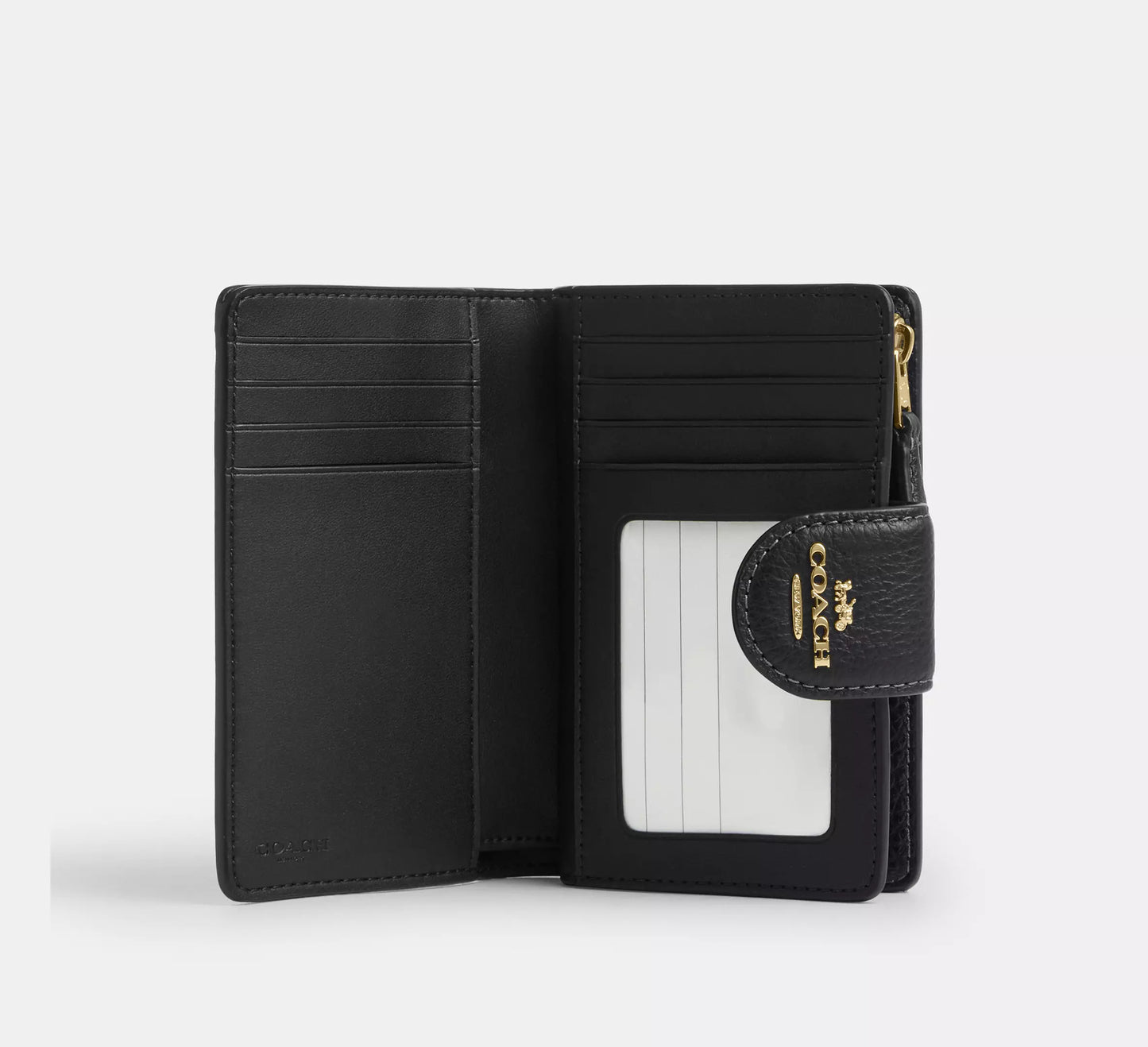 Medium Corner Zip Wallet With Leopard Print