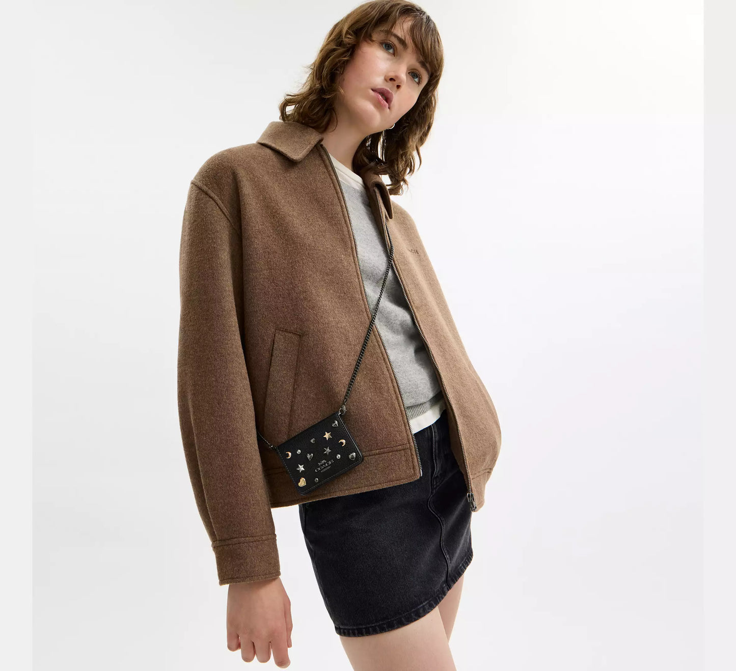 Mini Wallet On A Chain With Rivets