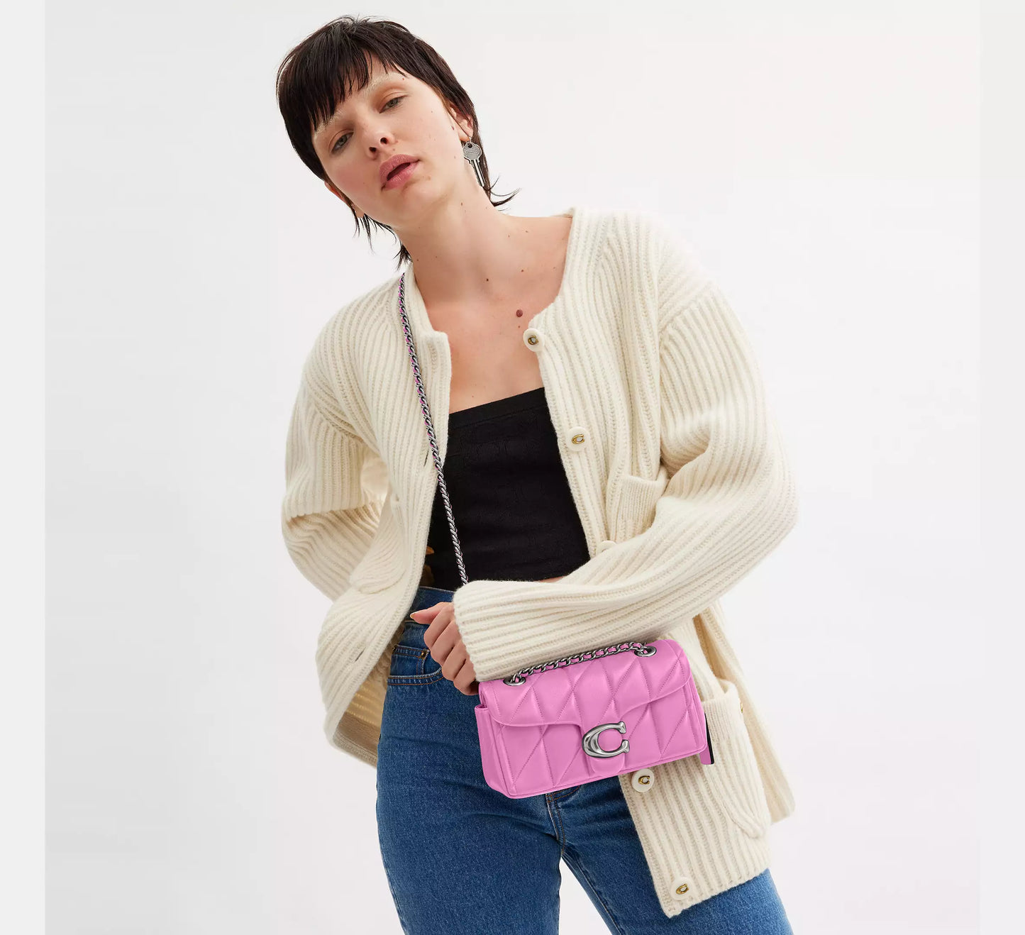 Tabby Shoulder Bag 20 With Pillow Quilting