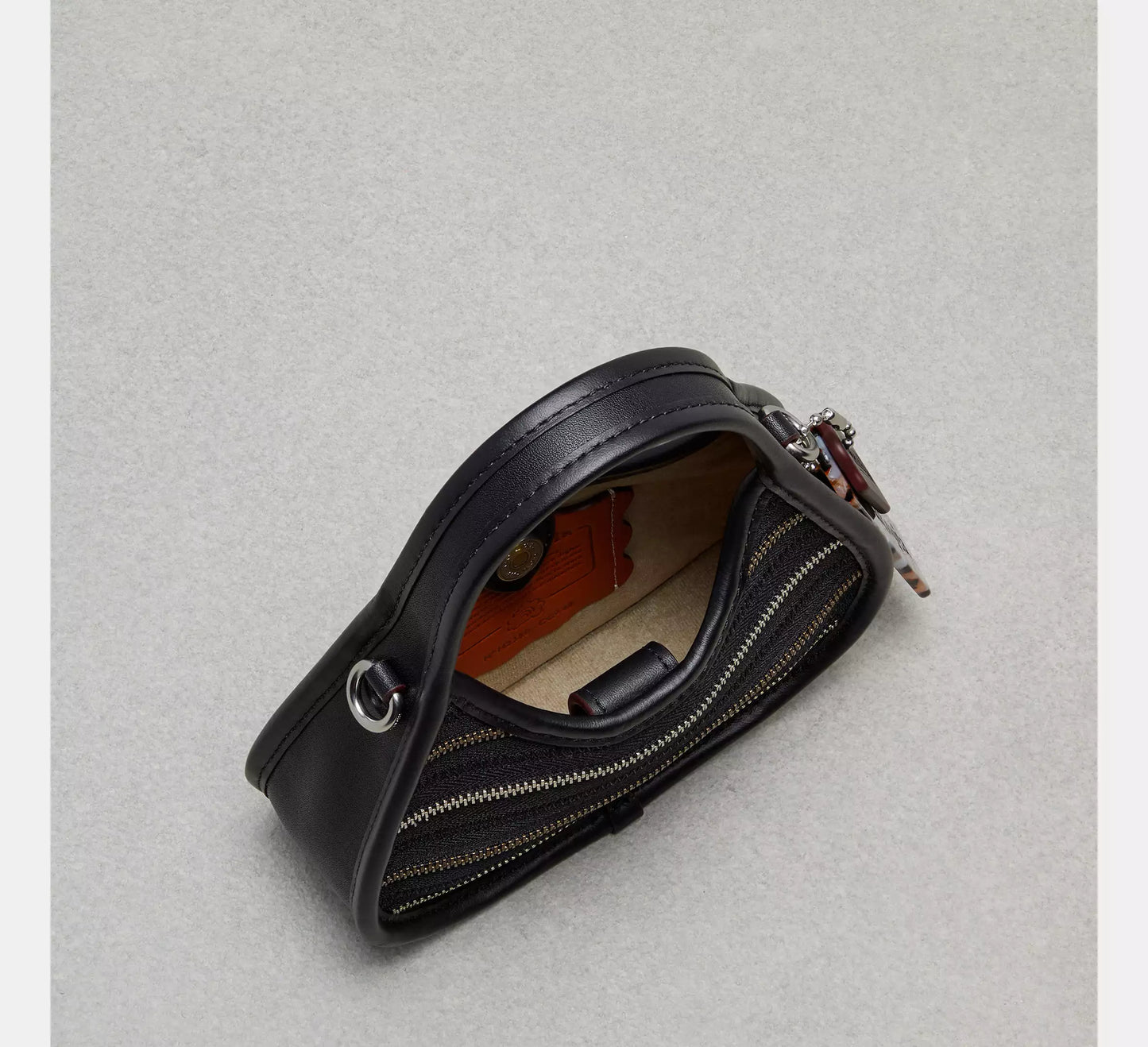 Mini Ergo Bag In Upcrafted Zippers
