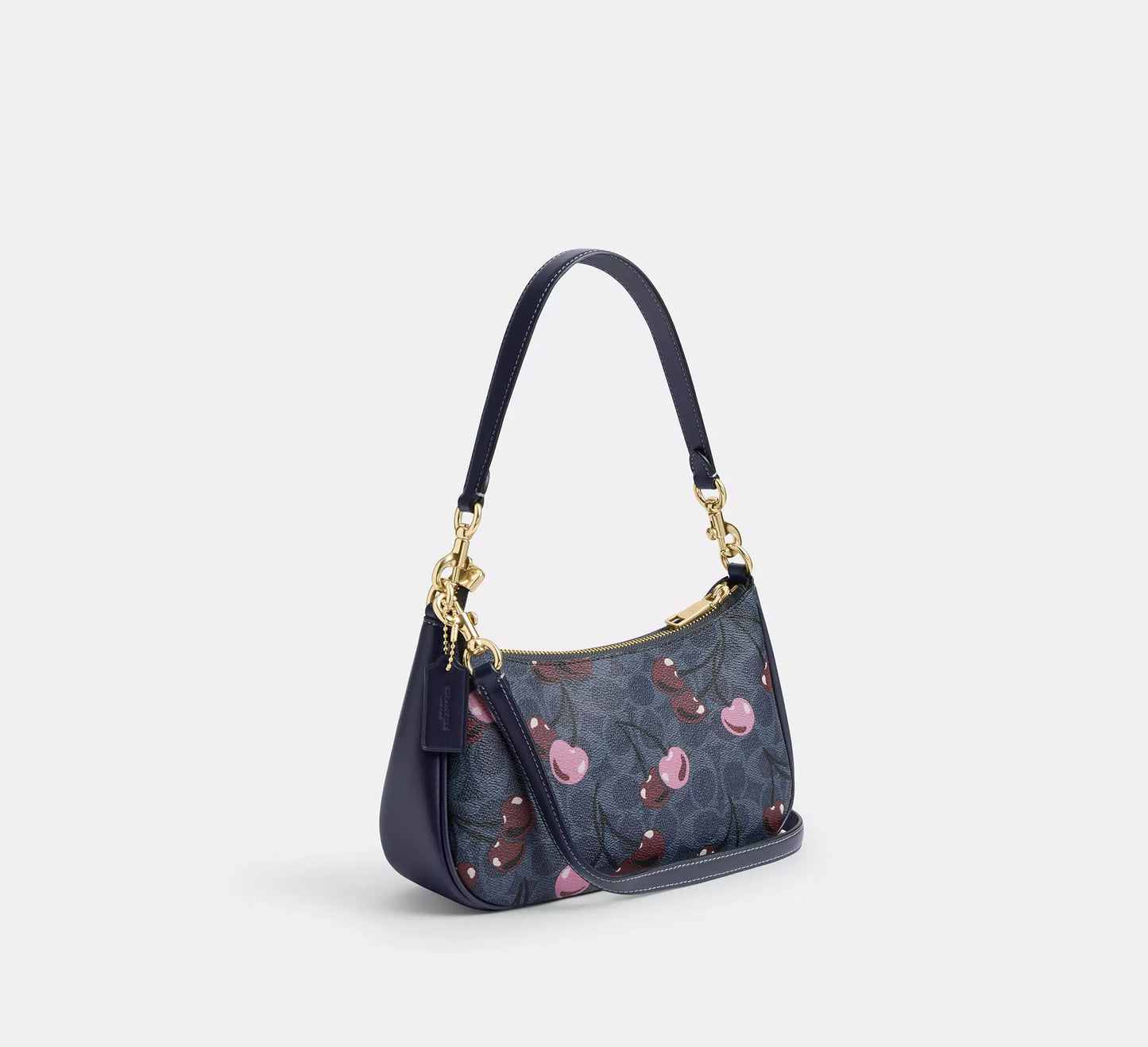 Teri Shoulder Bag In Signature Canvas With Cherry Print